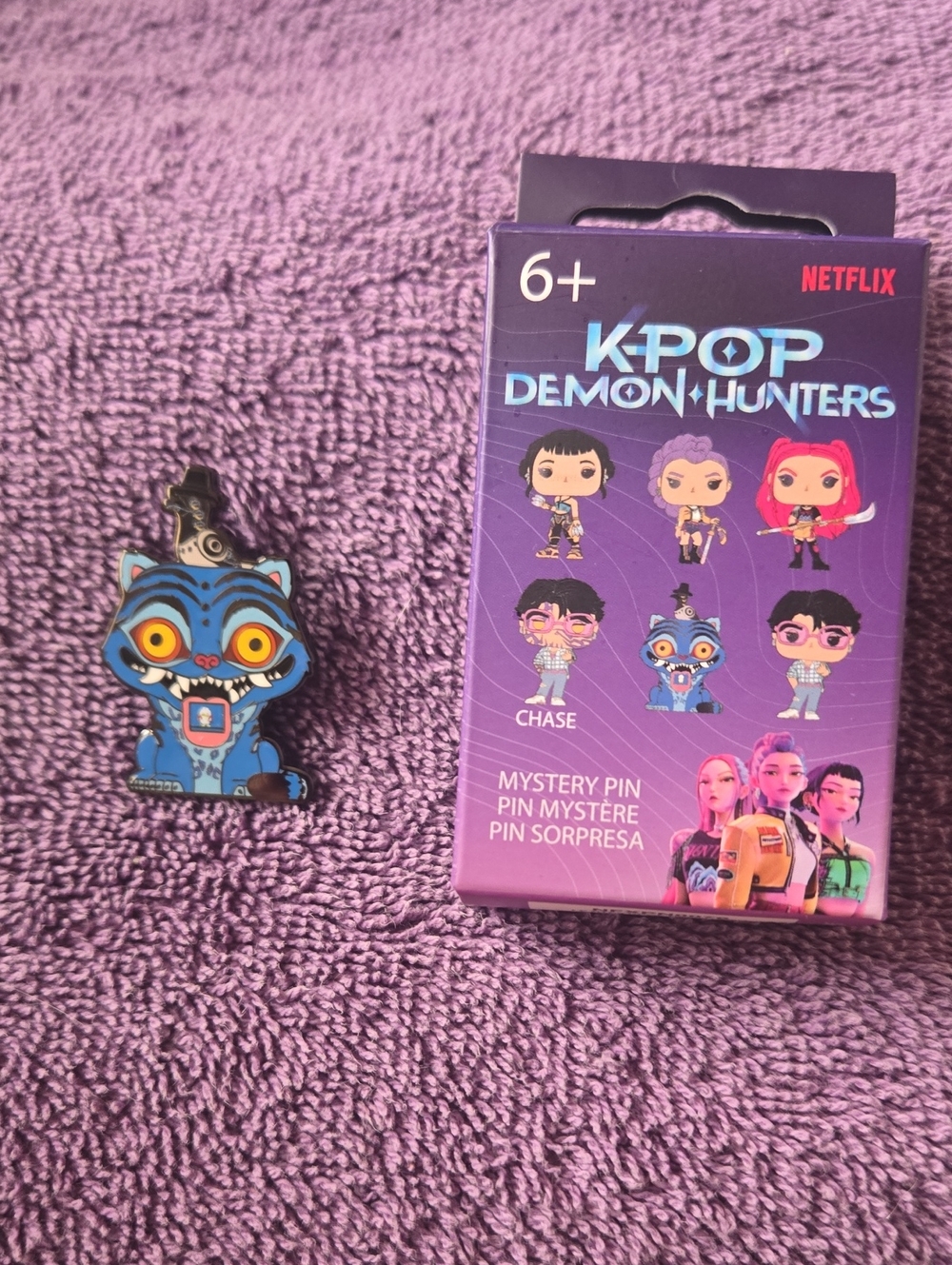 Netflix K-Pop Demon Hunters Derpy Tiger Enamel Pin